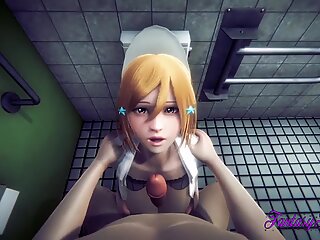 Bleach hentai - orihime in the toaletă boobjob and fucked - anime manga japoneza desene animate 3d porn